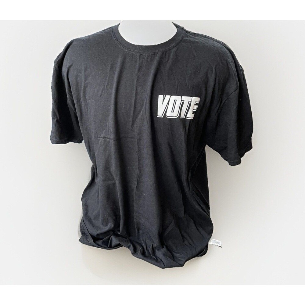 BP Men’s Black Short Sleeve Vote Shirt M New Oversized Election